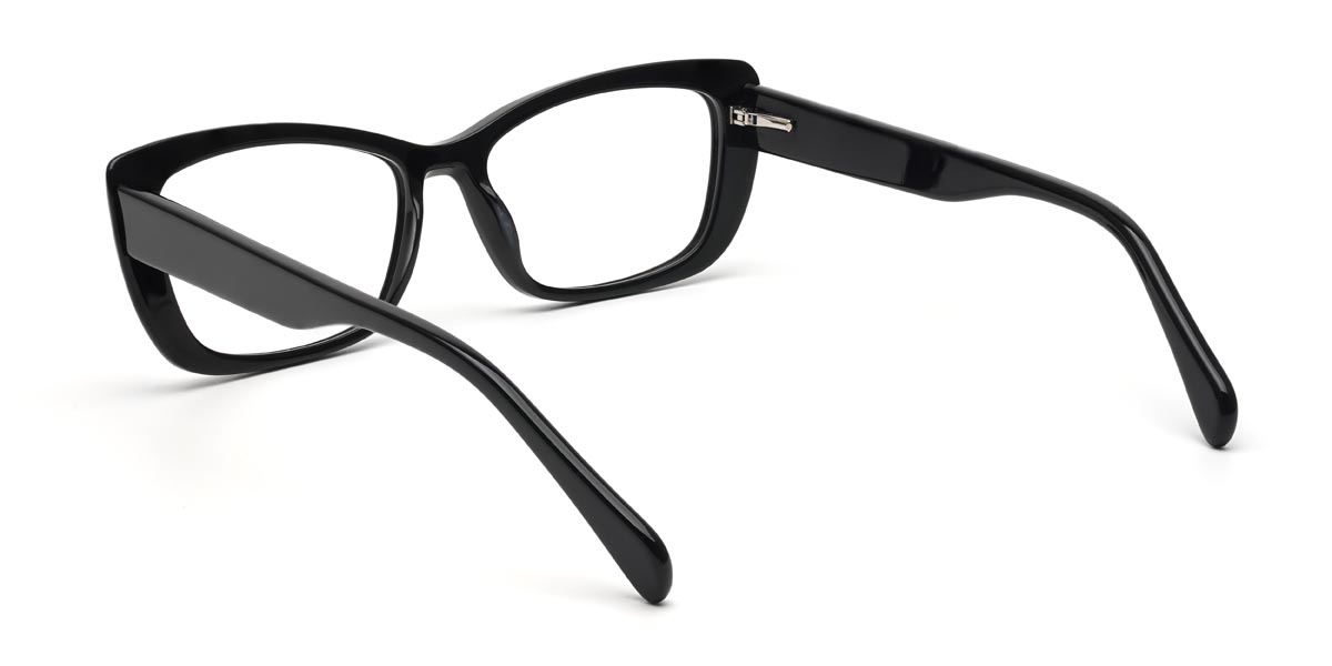 Black Carlos - Rectangle Glasses