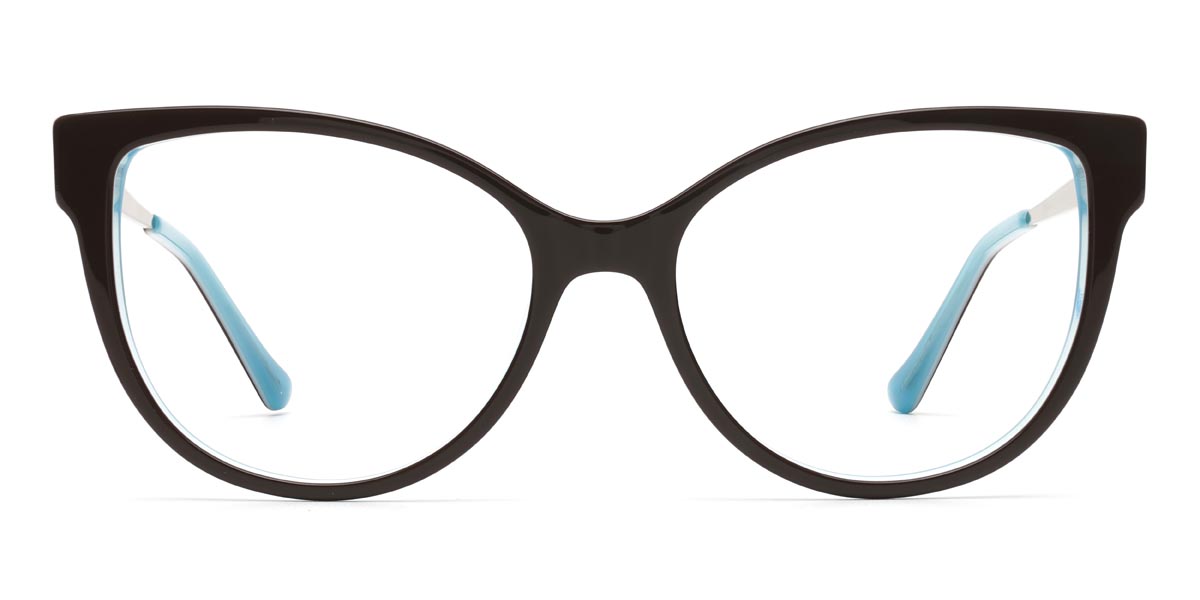 Black Blue Avivahc - Cat Eye Glasses