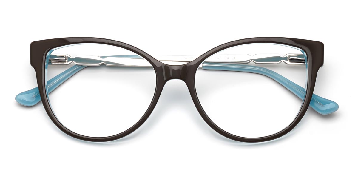 Black Blue Avivahc - Cat Eye Glasses