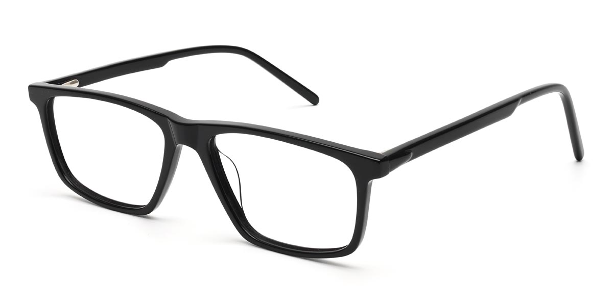 Black Lawrence - Rectangle Glasses