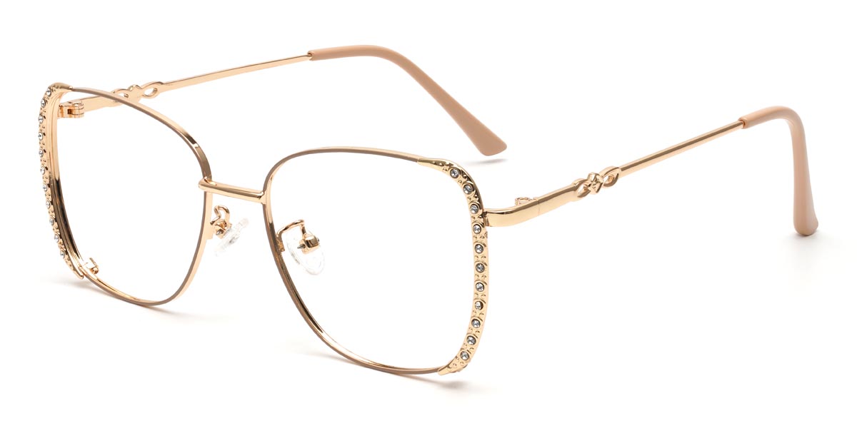 Caméo Marron Marilyn - Rectangle Glasses