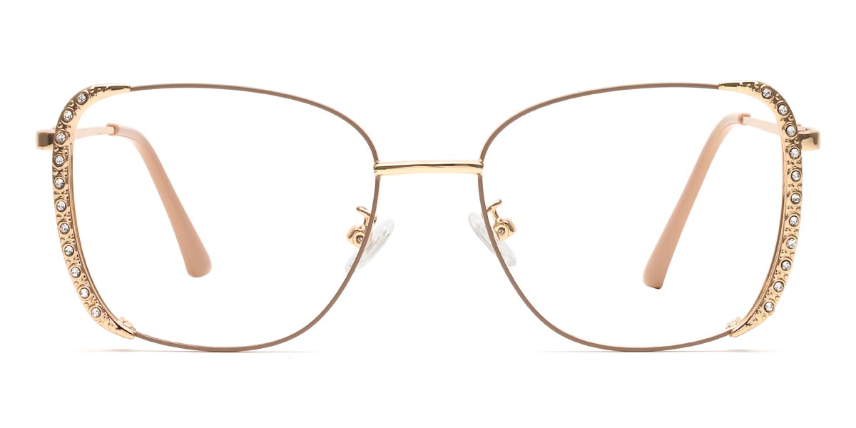 Caméo Marron Marilyn - Rectangle Glasses