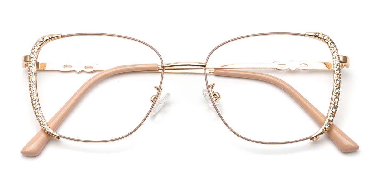 Caméo Marron Marilyn - Rectangle Glasses