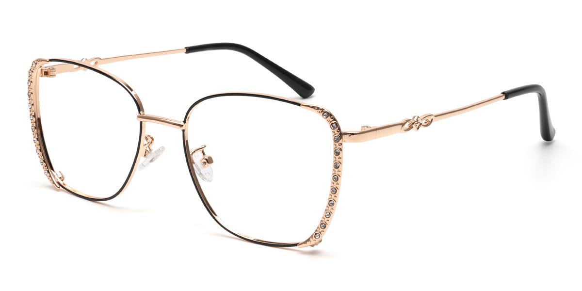 Arany Fekete Marilyn - Rectangle Glasses