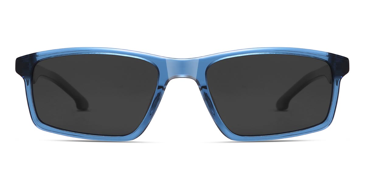 Azul Gris Edward - Rectangle Sunglasses