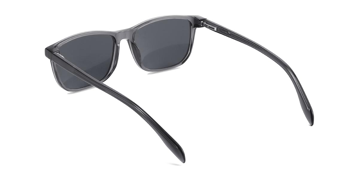 Szürke szürke Cary - Rectangle Sunglasses