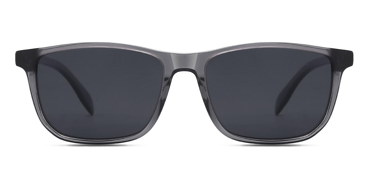 Szürke szürke Cary - Rectangle Sunglasses