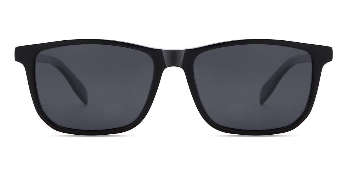 Fekete szürke Cary - Rectangle Sunglasses