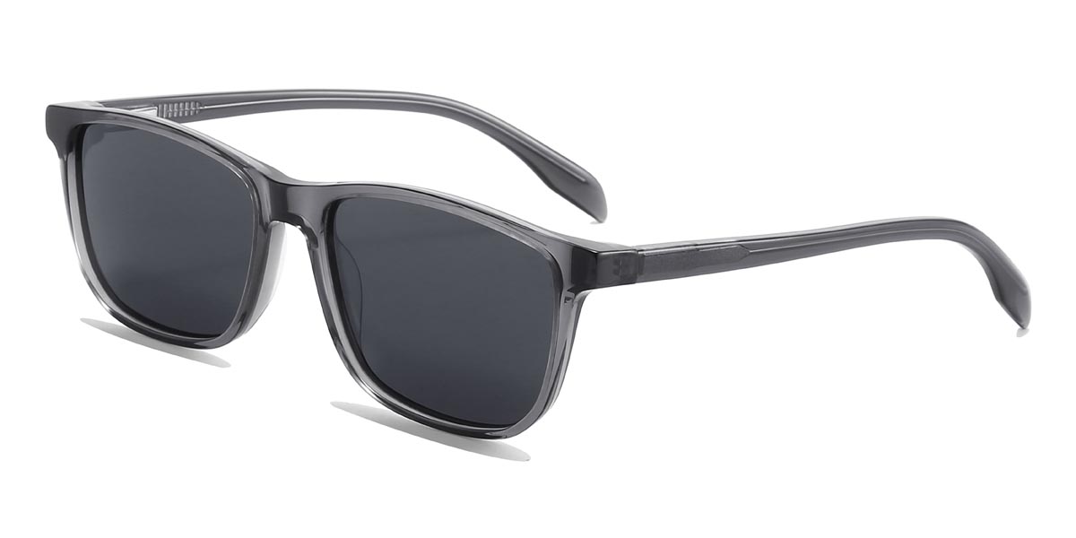 Szürke szürke Cary - Rectangle Sunglasses