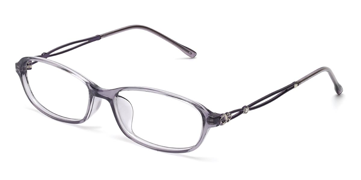 Gris Selma - Rectangle Glasses