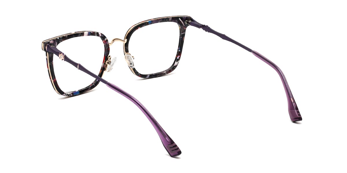 Floral Jerome - Rectangle Glasses