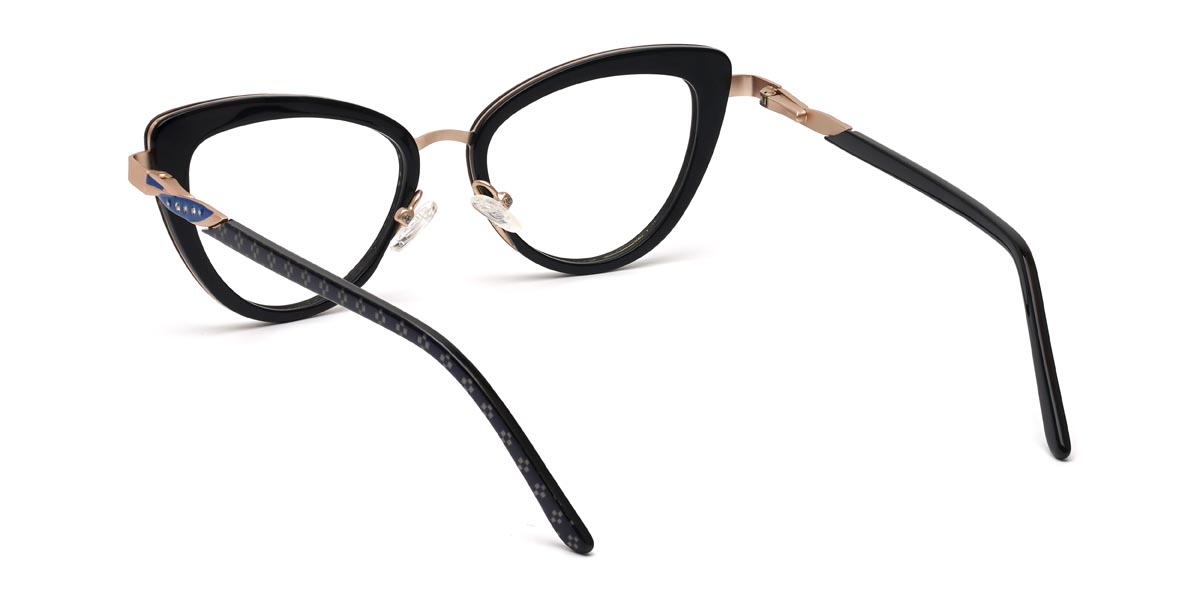 Schachbrett Gitter Kelsey - Cat Eye Glasses