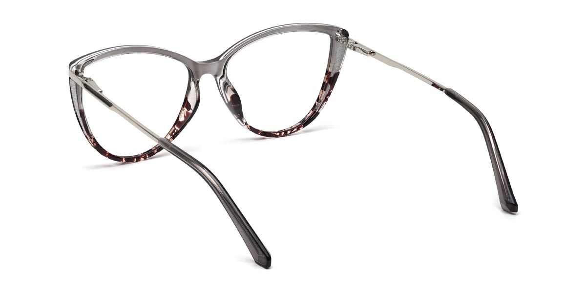 Grau Schildpatt Catherine - Cat Eye Glasses