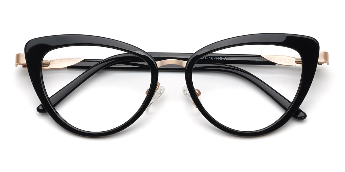 Fekete Kelsey - Cat Eye Glasses