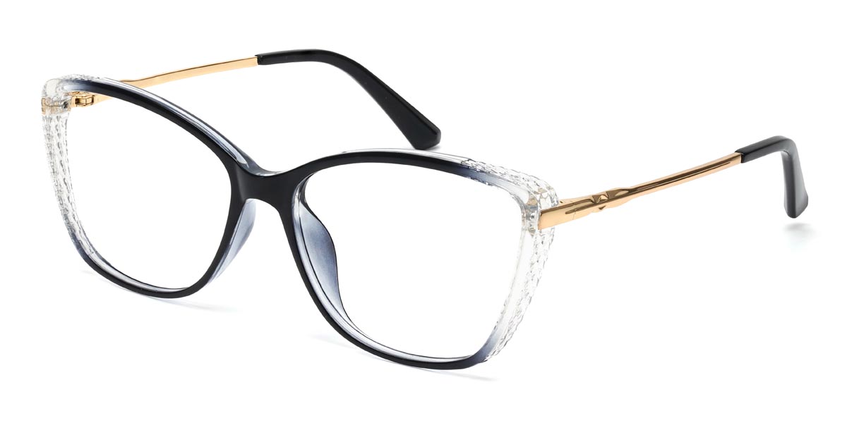 Black Miranda Glasses - Cat Eye Glasses