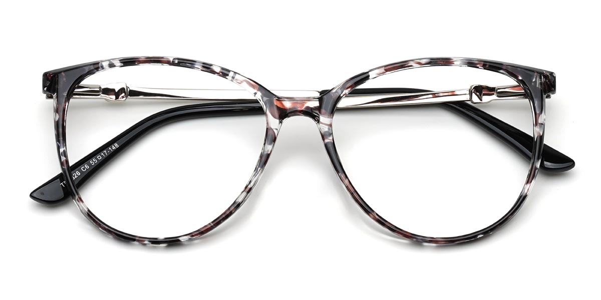 Schwarz Schildpatt, Tammy - Oval Glasses