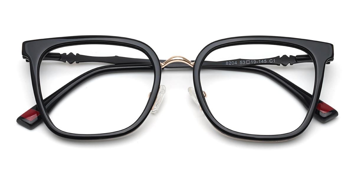 Black Jerome - Rectangle Glasses