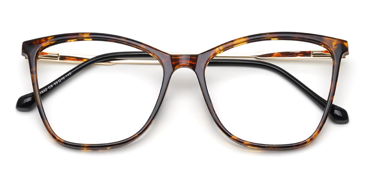 Tortoiseshell Priscilla - Square Glasses