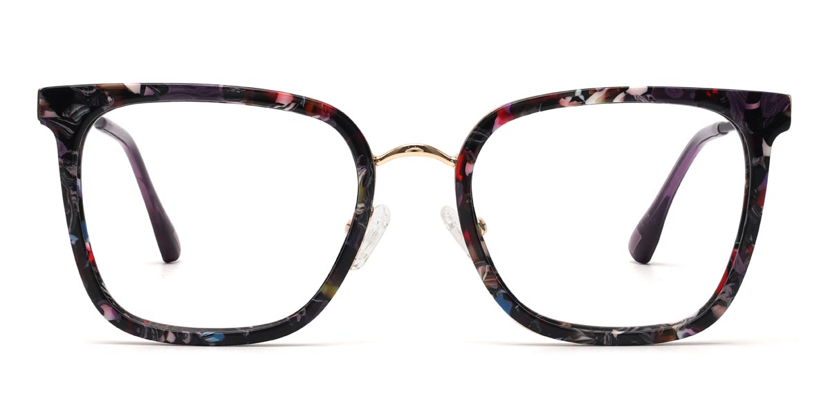 Floral Jerome - Rectangle Glasses