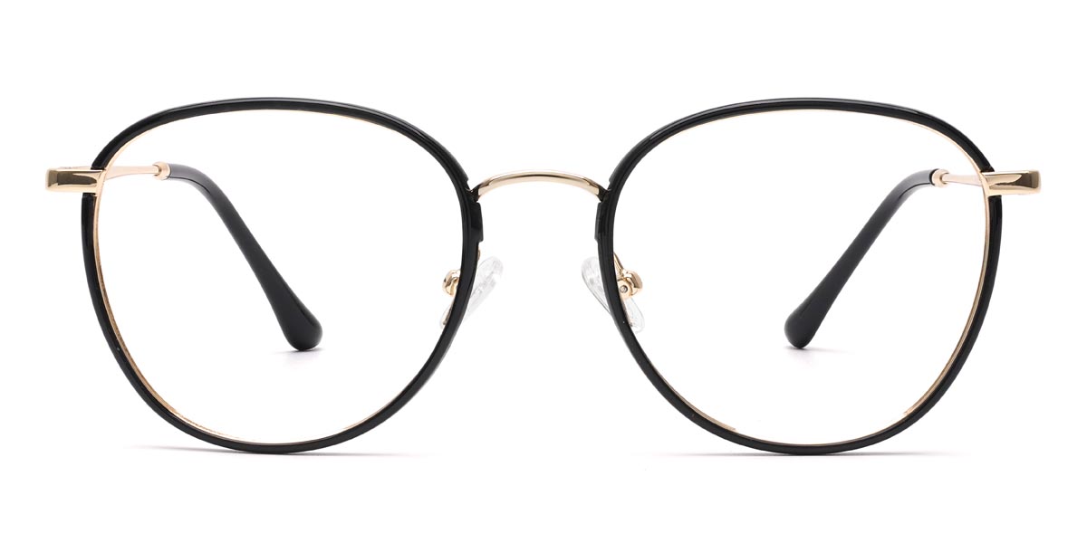 Black Hillary - Oval Glasses