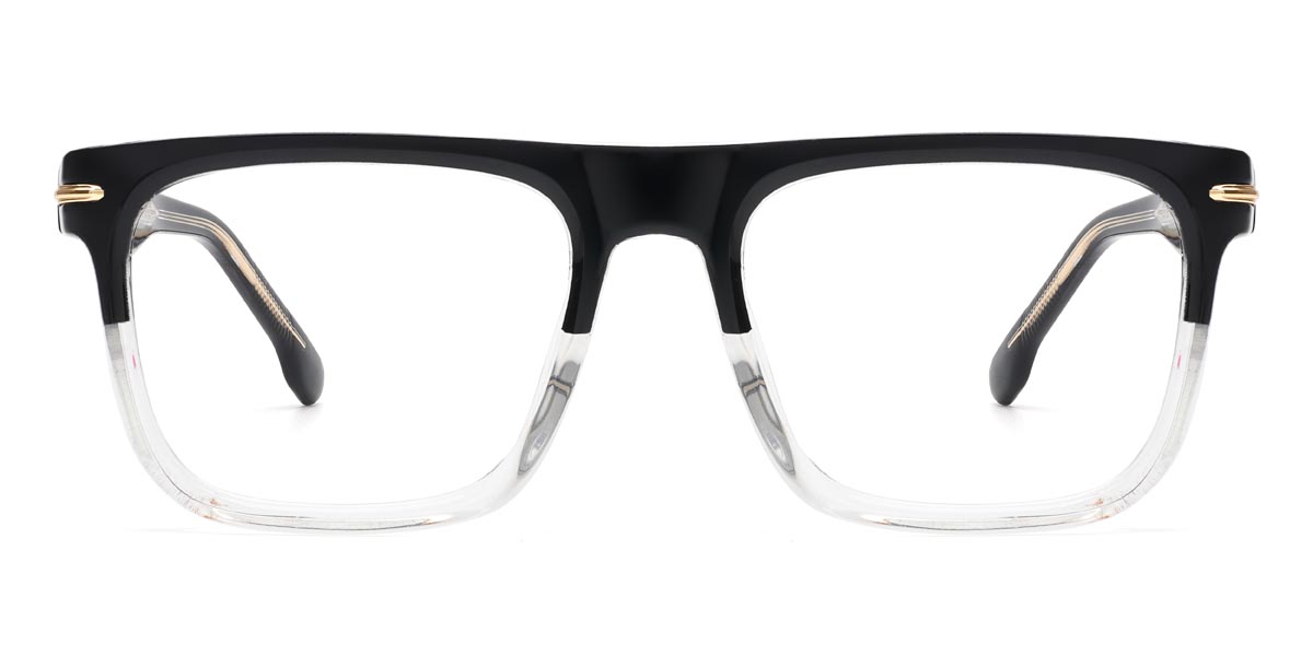 Schwarz Klar Randy - Rectangle Glasses