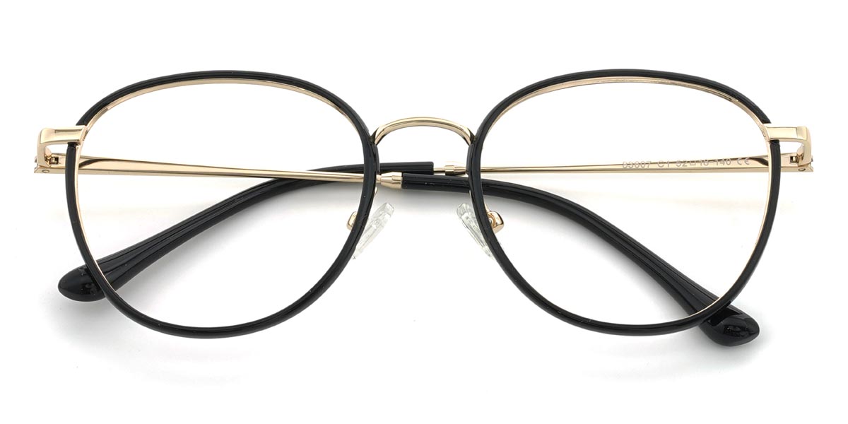 Noir Hillary - Oval Glasses