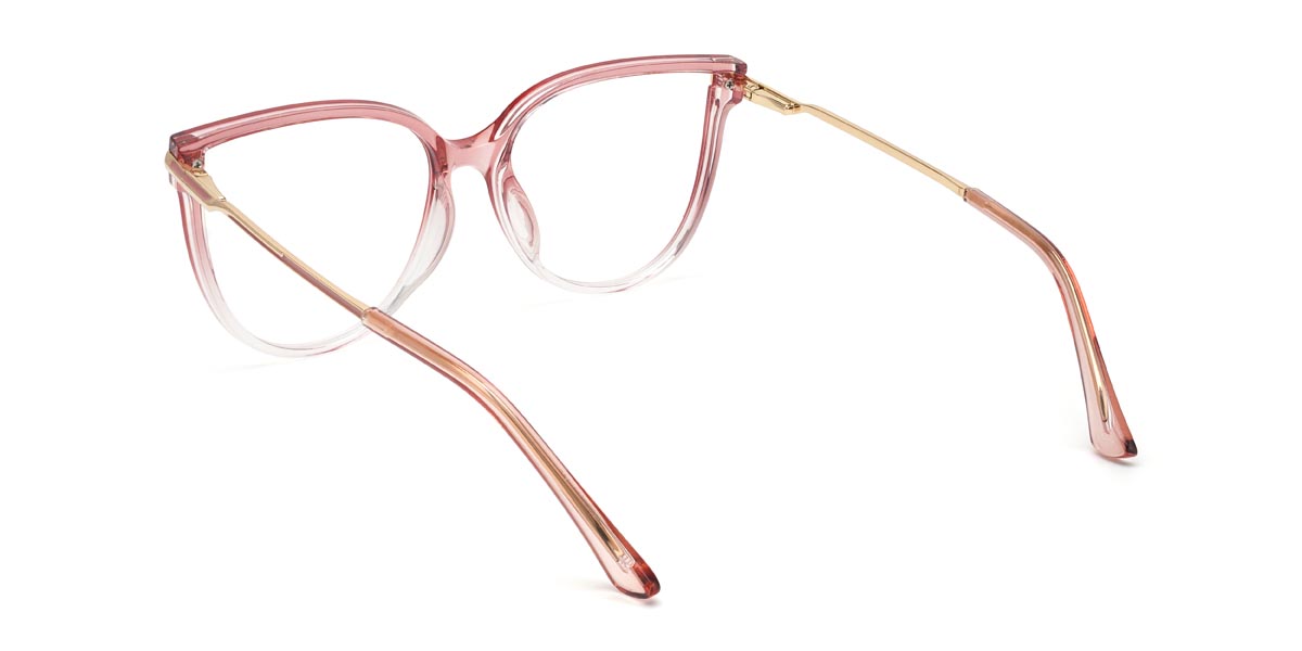 Rojo degradado Angelina - Oval Glasses