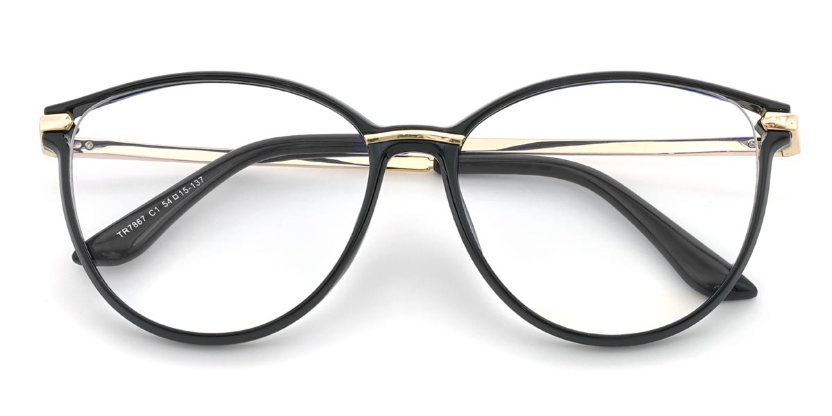 Fekete Joliet - Cat Eye Glasses