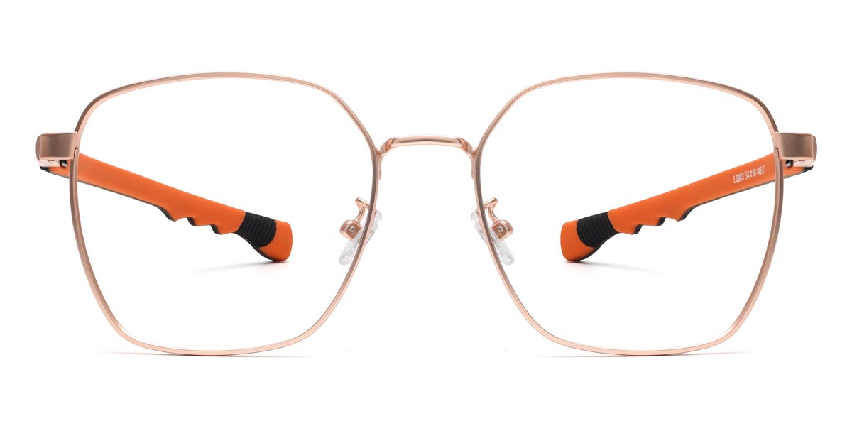 Rose Gold Howard - Square Glasses