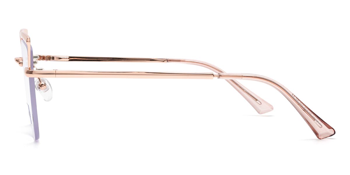 Rose Gold Mayme - Cat Eye Glasses