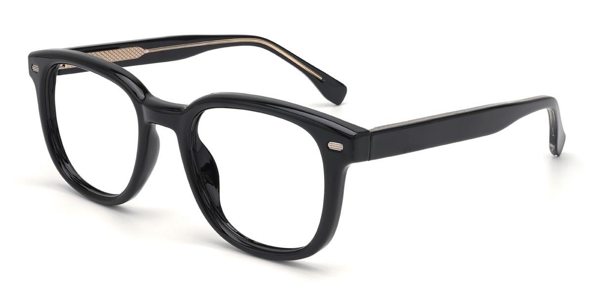 Negro Laurent - Rectangle Glasses