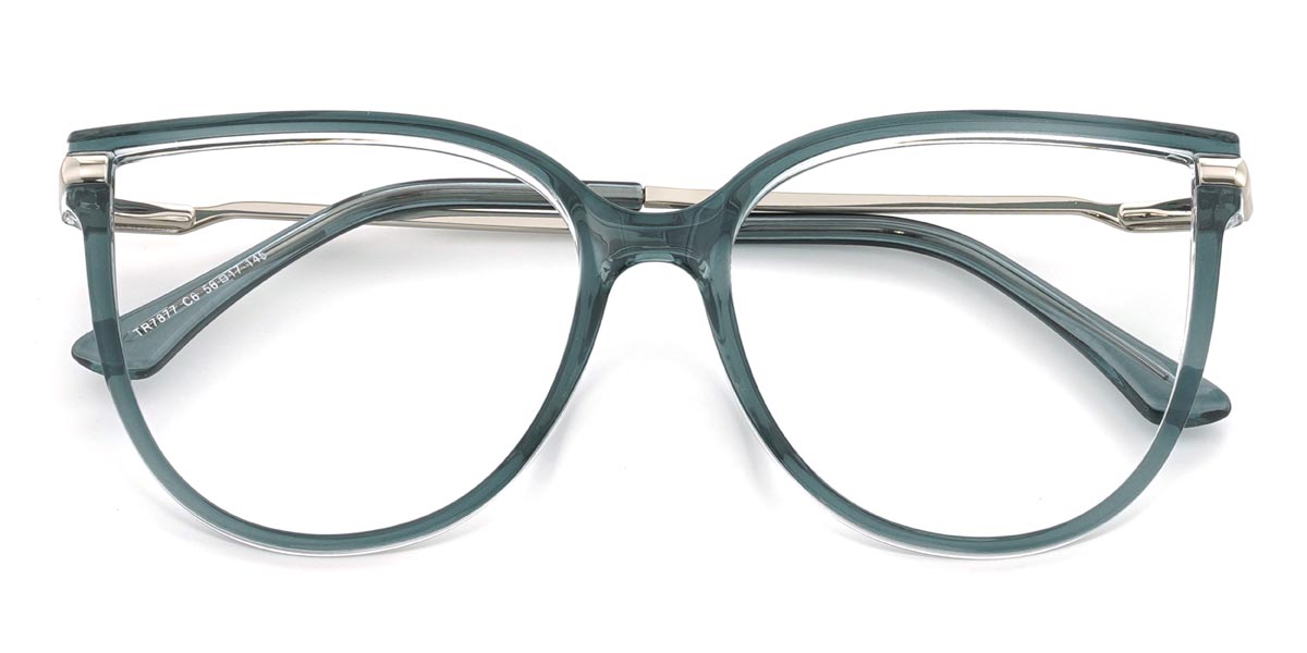 Cyan Angelina - Oval Glasses