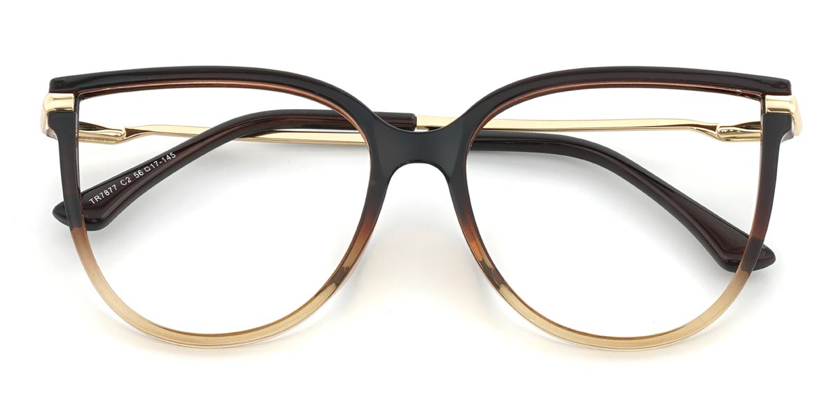 Brun Tawny Angelina - Oval Glasses