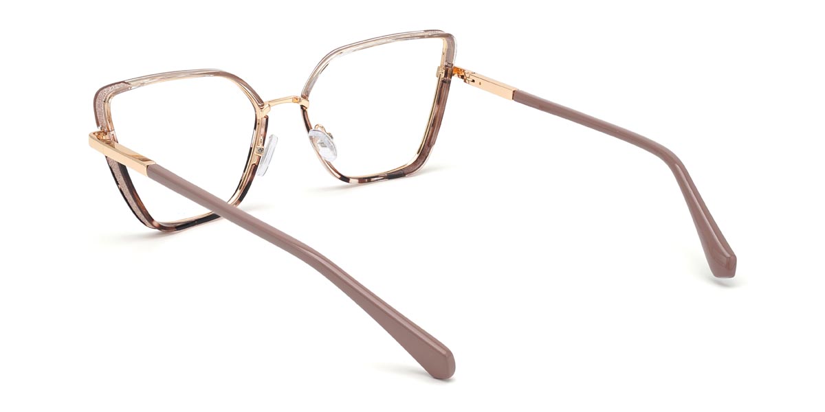 Camée Brun Écaille de tortue Louisa - Cat Eye Glasses