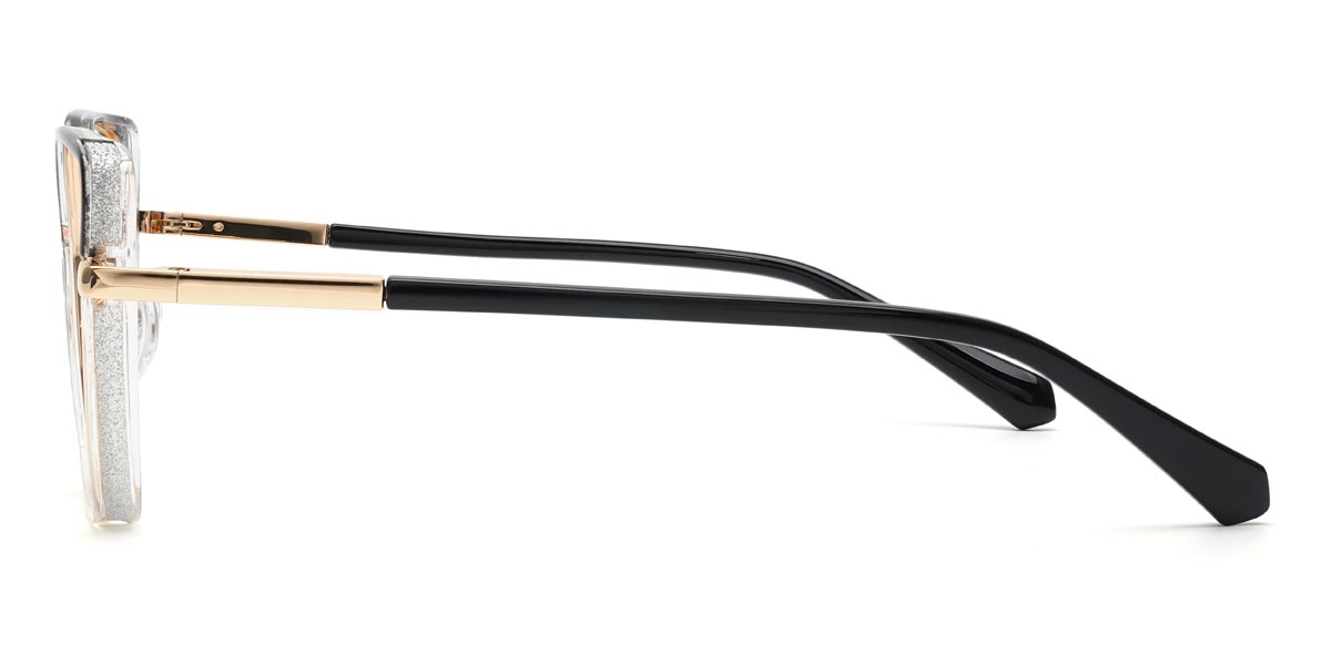 Black Clear Louisa Glasses - Cat Eye Glasses