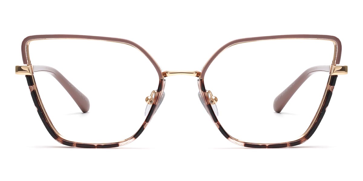 Camée Brun Écaille de tortue Louisa - Cat Eye Glasses