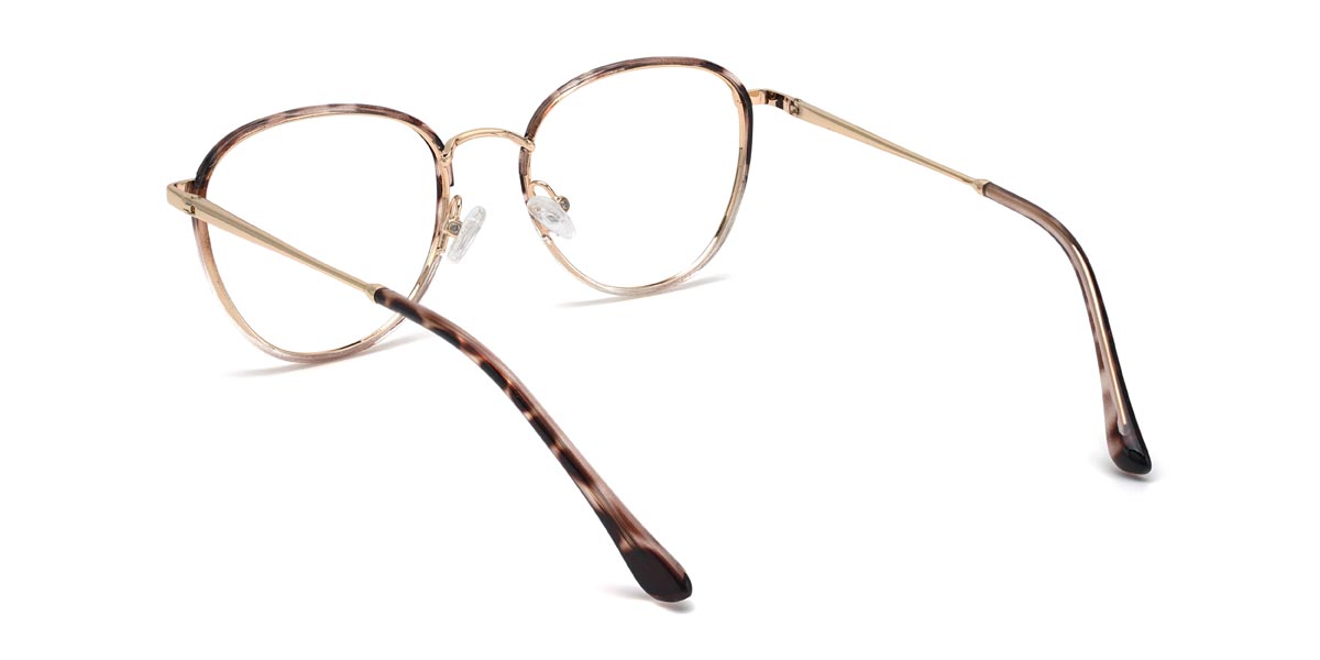 Marron Écaille de tortue Hillary - Oval Glasses