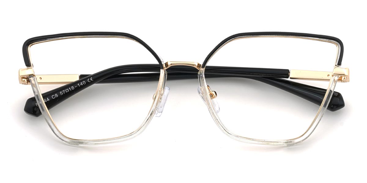 Noir Transparent Louisa - Cat Eye Glasses