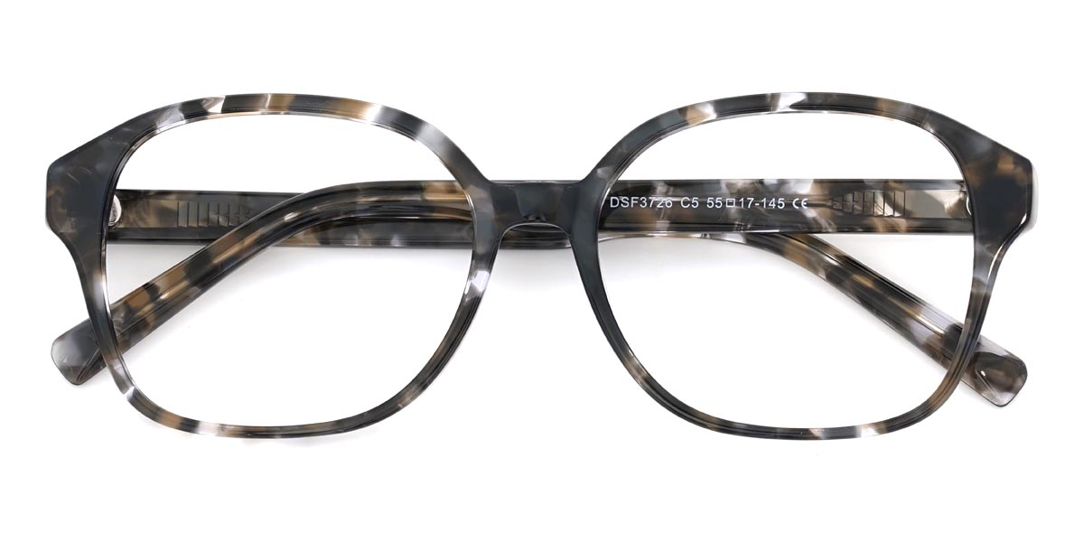 Black Tortoiseshell Gavin - Oval Glasses