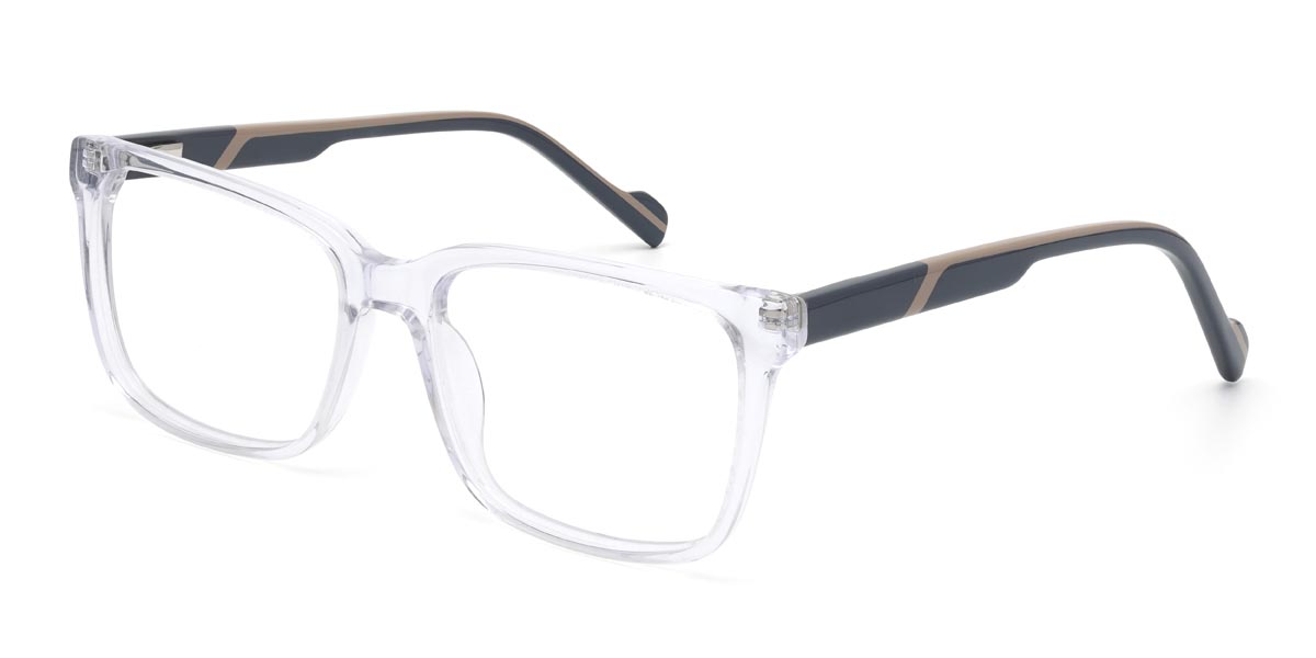 Clear Edgar - Rectangle Glasses