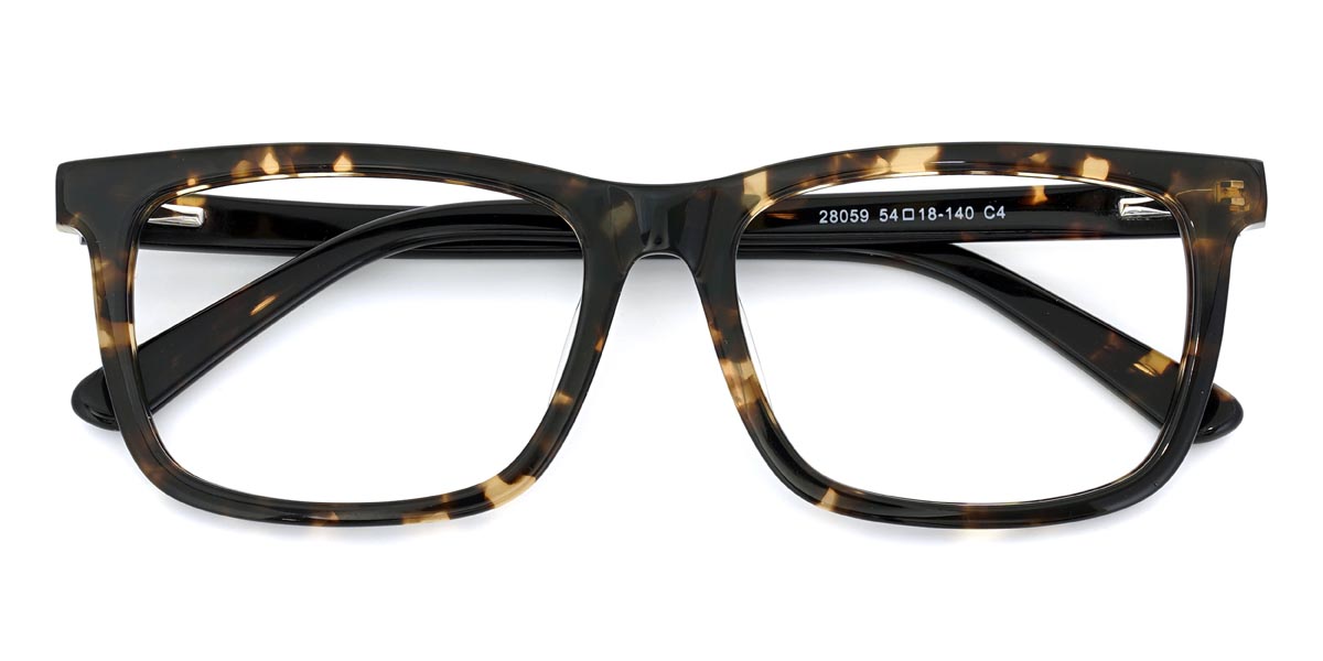 Tortoiseshell Arnold - Rectangle Glasses