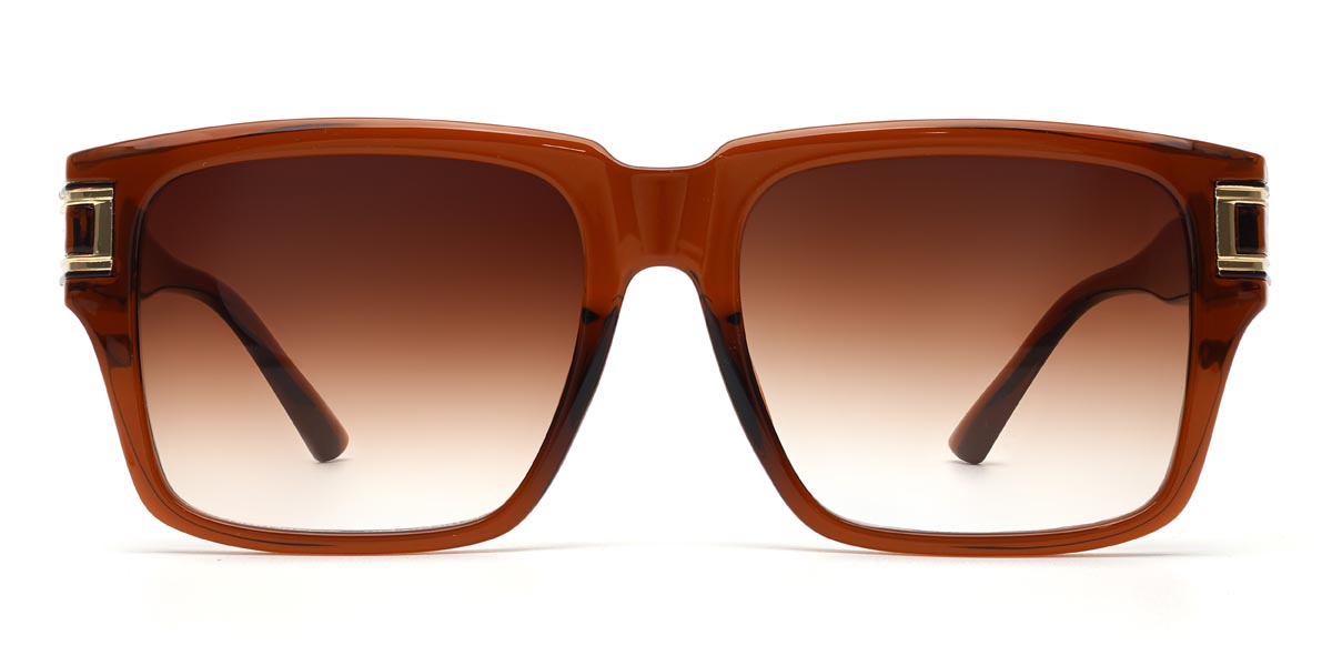 Brown Gradual Brown Nikita - Square Sunglasses