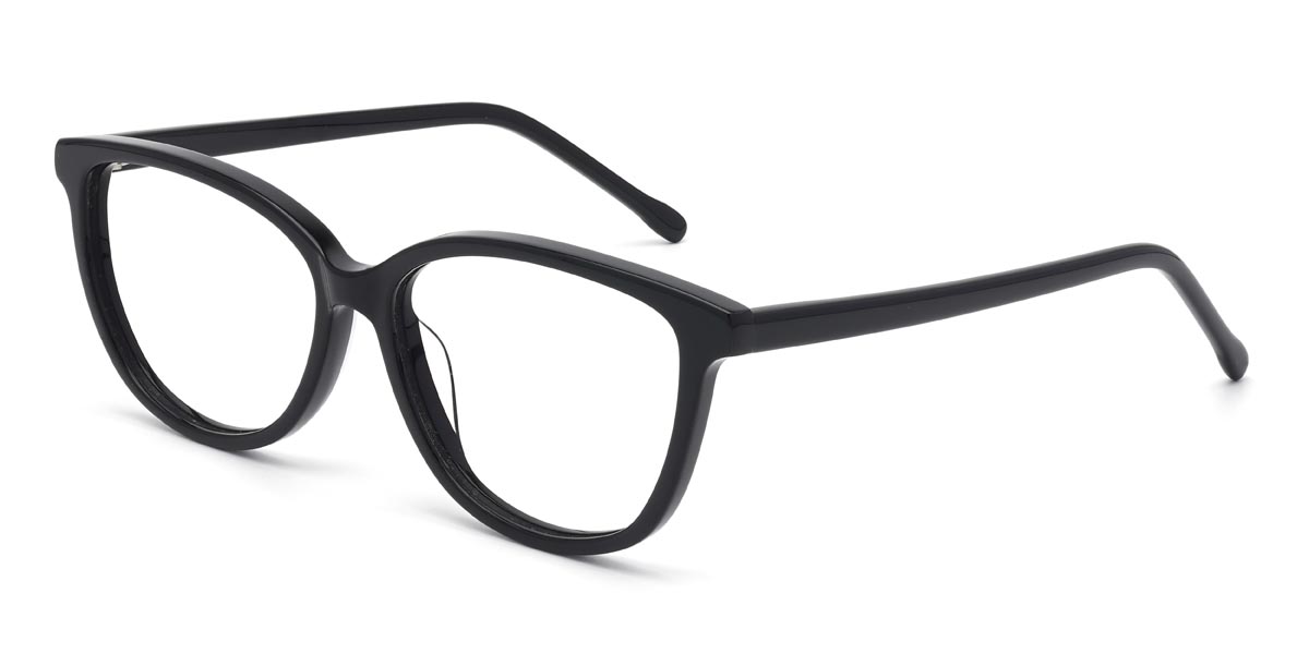 Noir Johnny - Oval Glasses