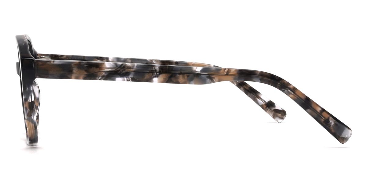 Black Tortoiseshell Gavin - Oval Glasses