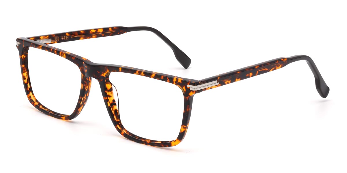 Tortoiseshell Francis - Rectangle Glasses