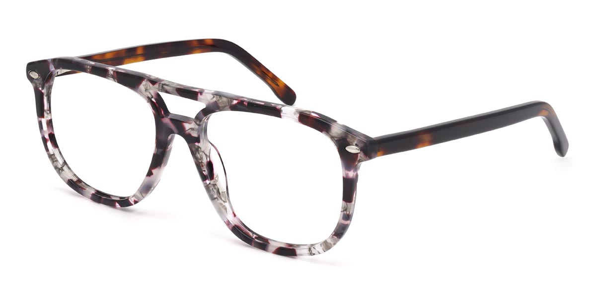 Black Tortoiseshell Bruce - Aviator Glasses