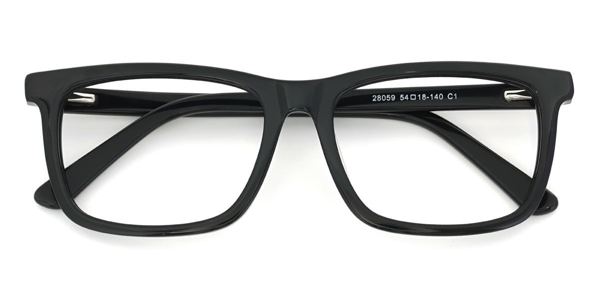 Black Arnold - Rectangle Glasses