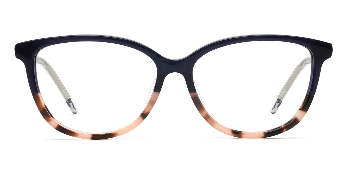 Black Tortoiseshell Johnny - Oval Glasses