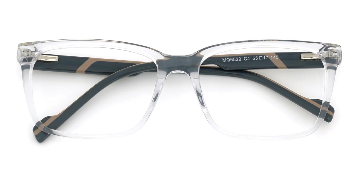 Clear Edgar - Rectangle Glasses