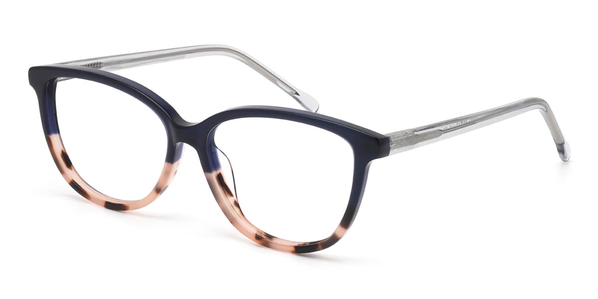 Black Tortoiseshell Johnny - Oval Glasses